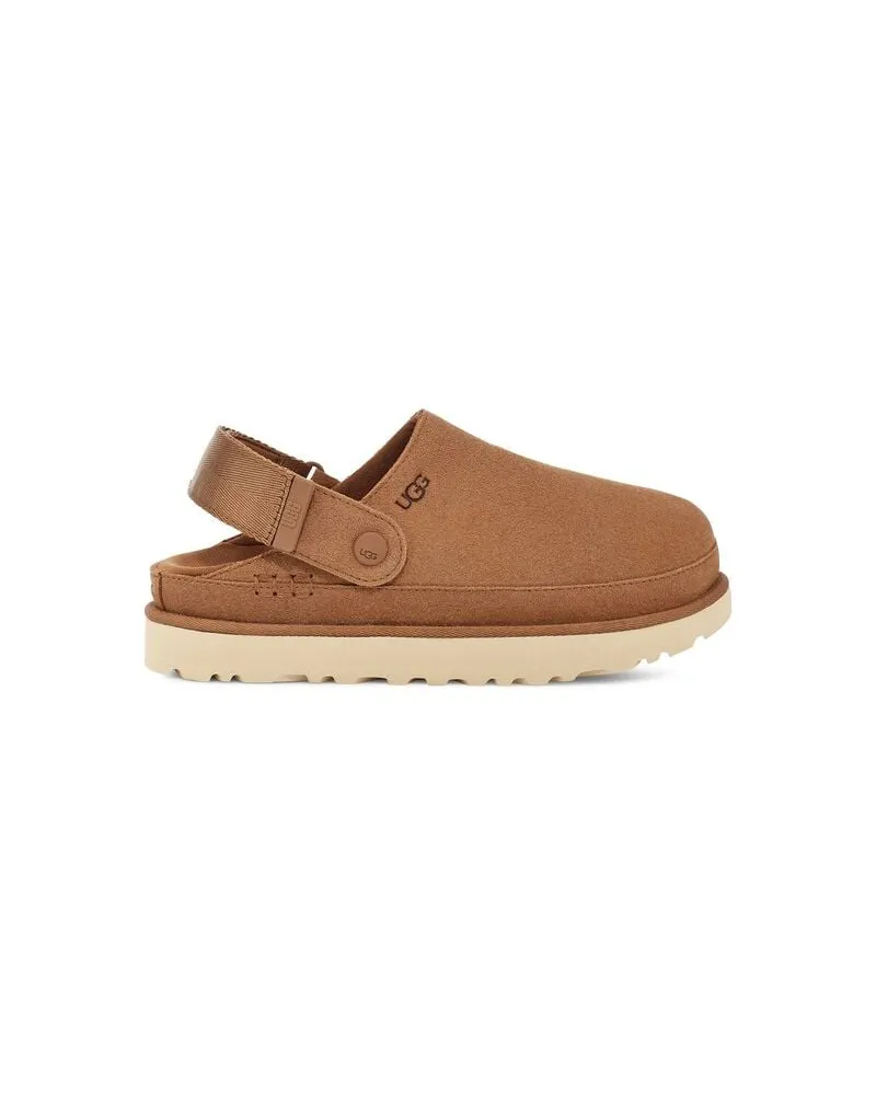 UGG Damen Pantoletten GOLDENSTAR CLOG Nougat