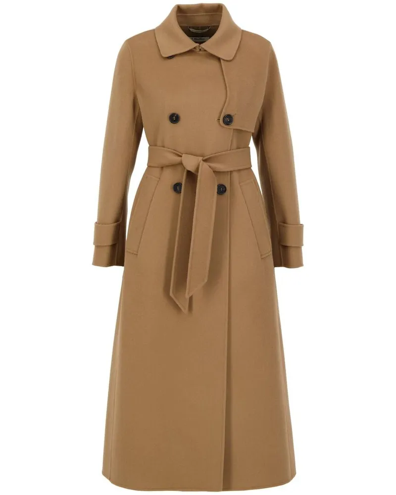 Max Mara Damen Wollmantel SEM Camel