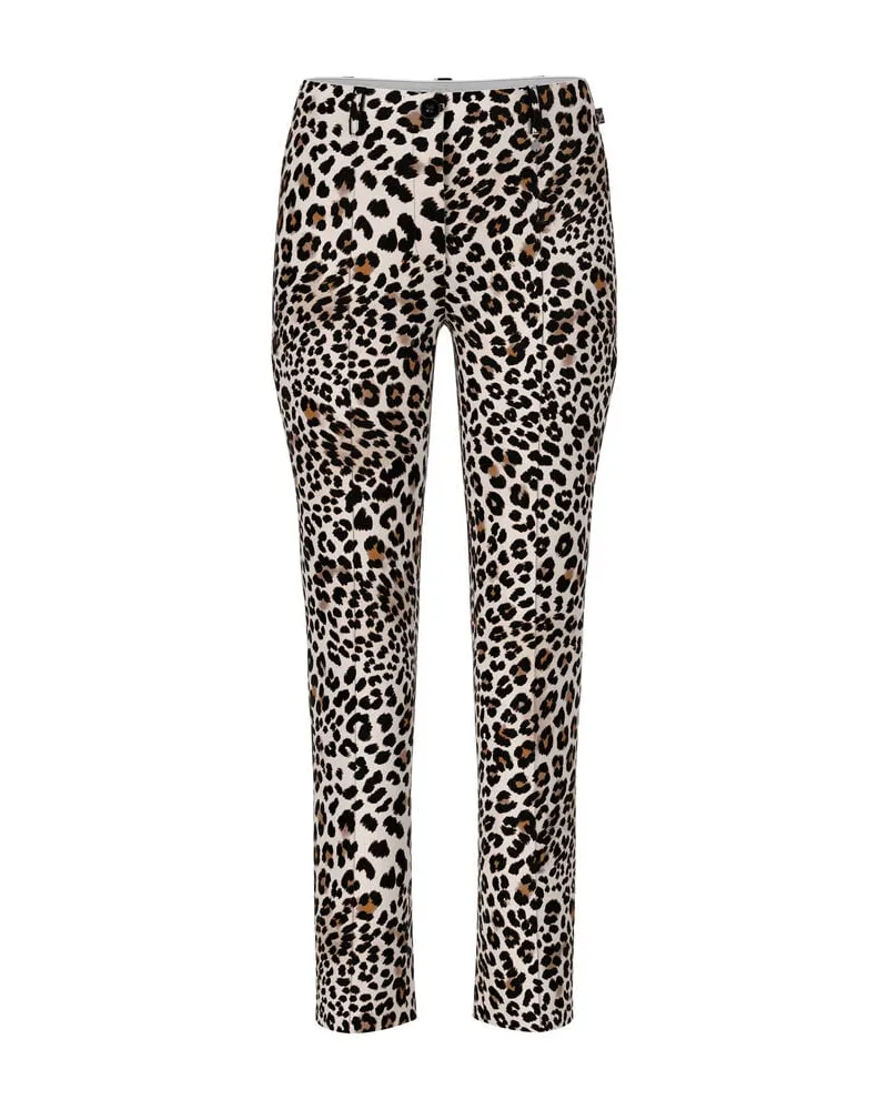 Marc Cain Damen Jerseyhose SYDNEY Slim Fit Offwhite