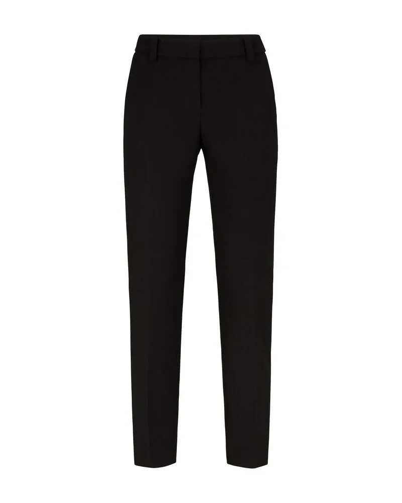 windsor. Damen Hose Crêpe-Hose in Schwarz Schwarz