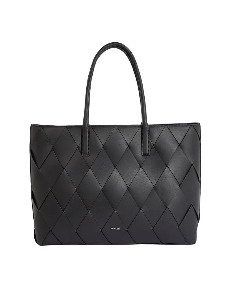 Calvin Klein Damen Henkeltasche Schwarz