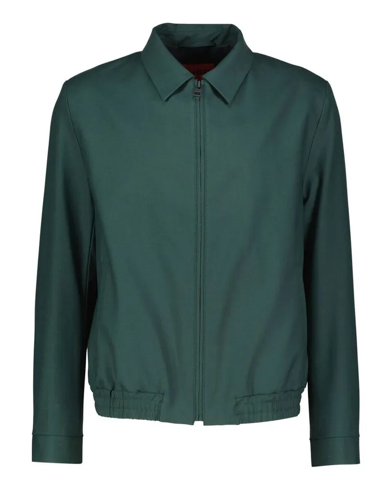 HUGO BOSS Herren Blouson mit Wolle HELLYS241F1X Grün