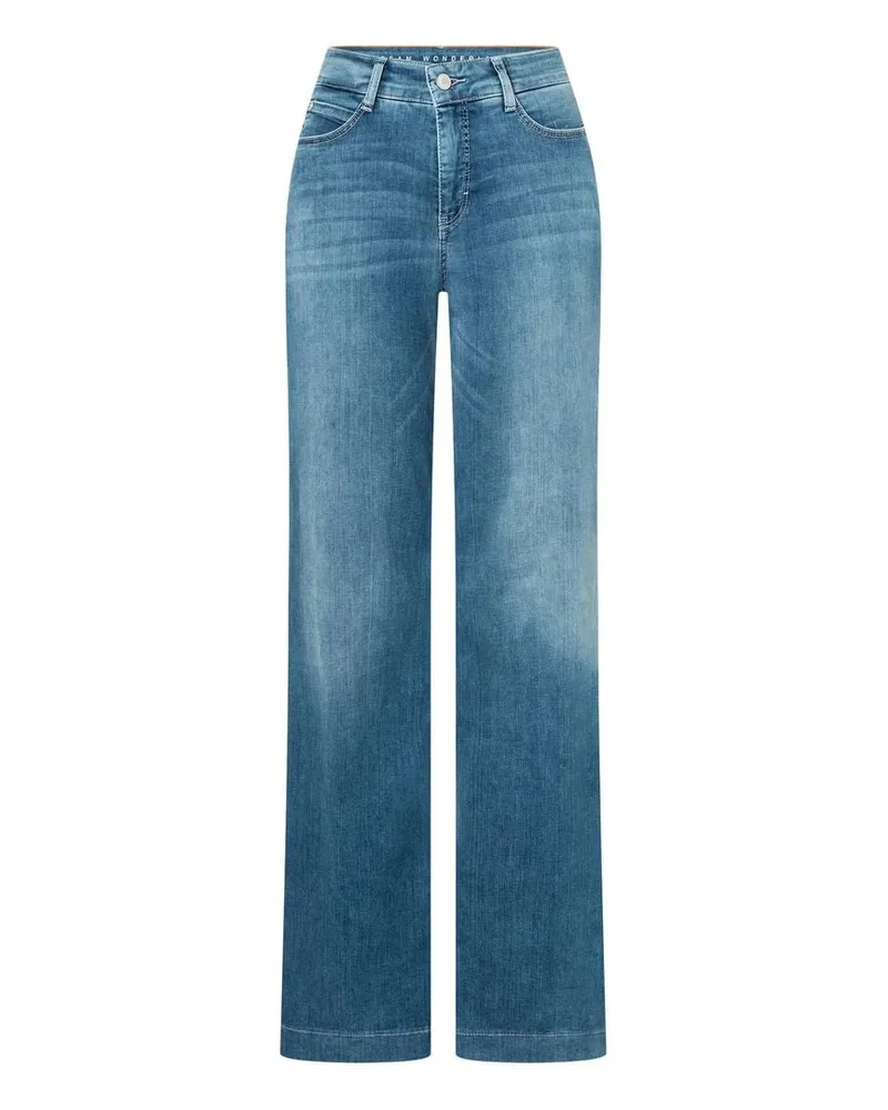 MAC Jeans Damen Jeans DREAM WIDE Straight Fit Blau