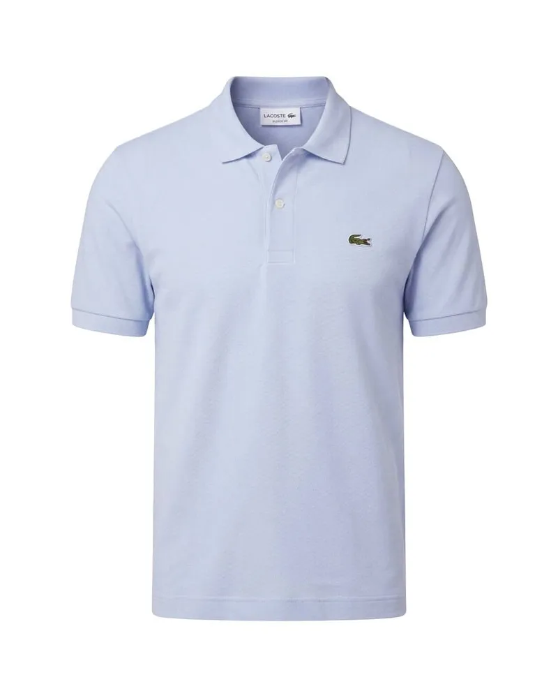 Lacoste Herren Strickpolo aus Baumwolle Bleu
