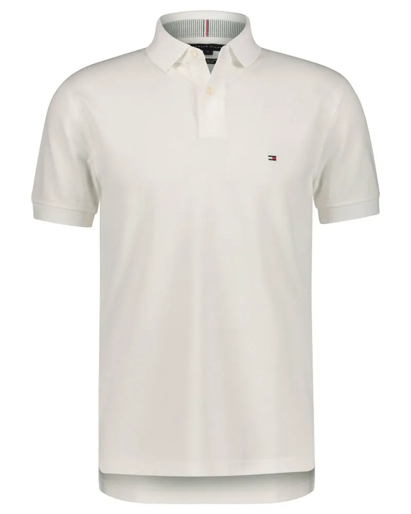 Tommy Hilfiger Herren Poloshirt 1985 Regular Fit Weiss