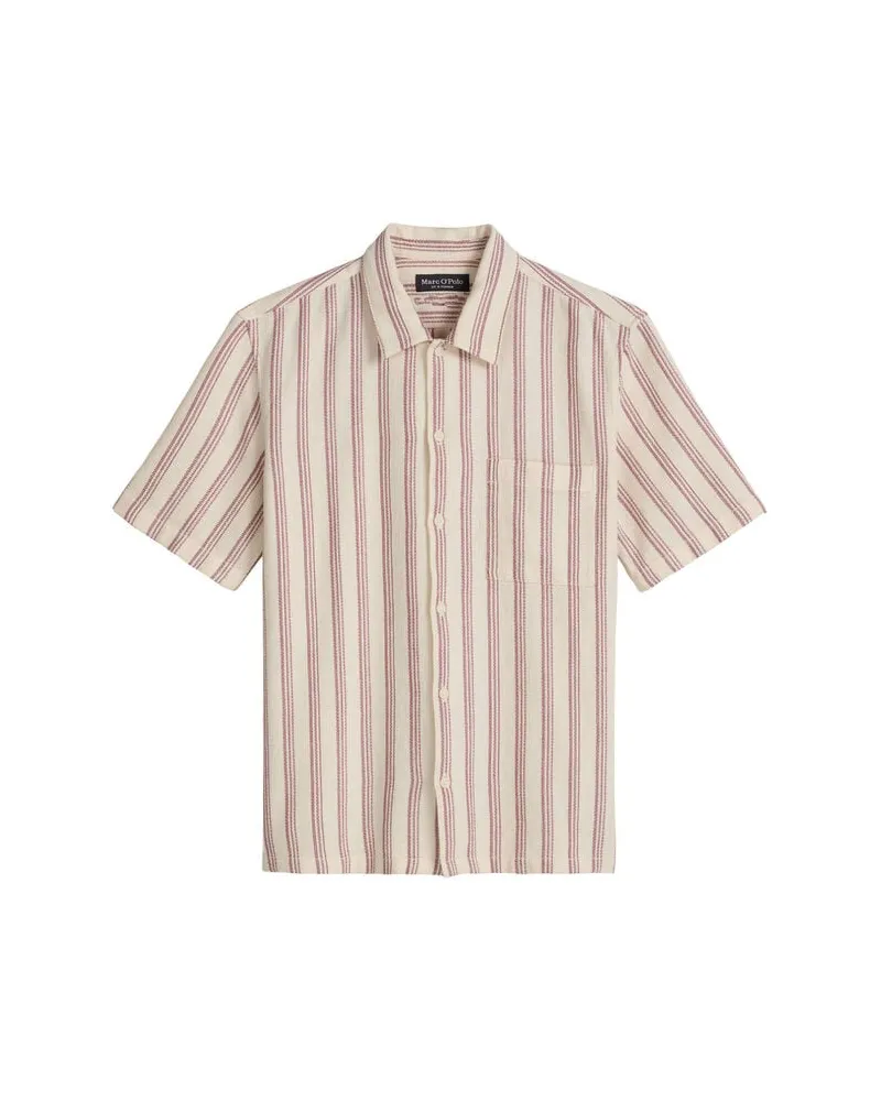 Marc O'Polo Herren Freizeithemd aus Bio-Baumwolle Camel