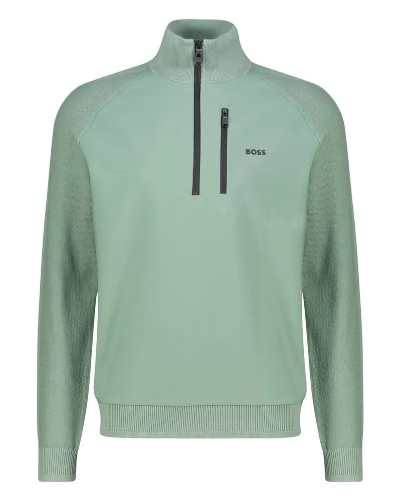 HUGO BOSS Herren Pullover KN_CIVIC QZ Grün