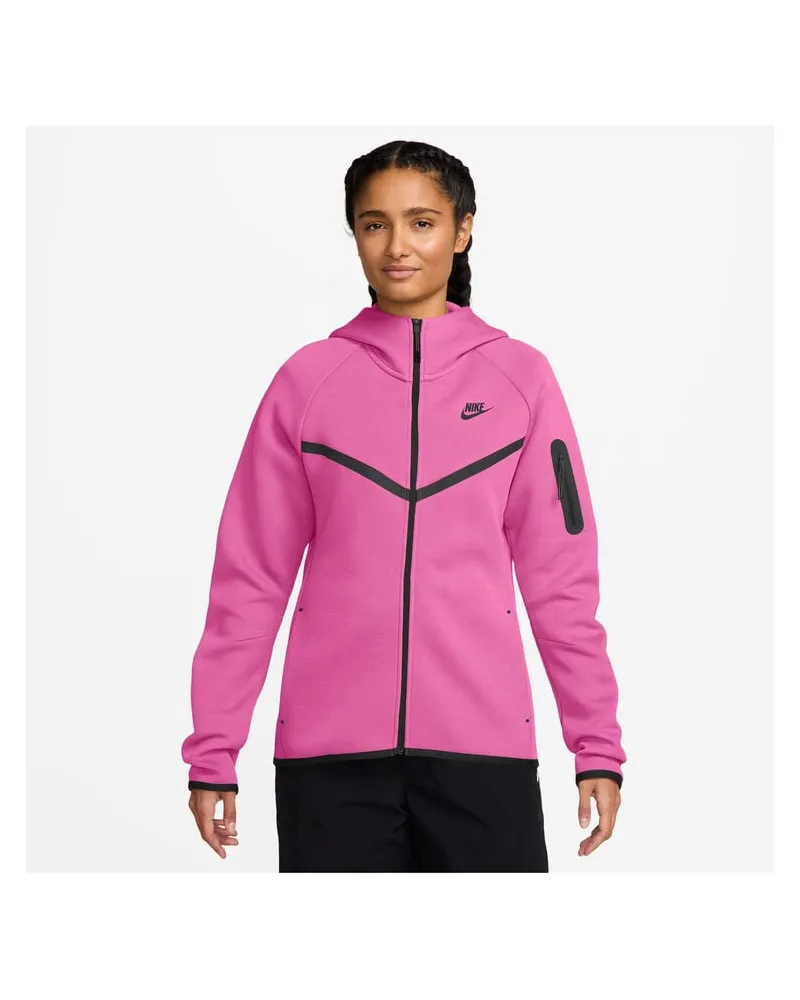 Nike Damen Sweatjacke mit Kapuze Pink