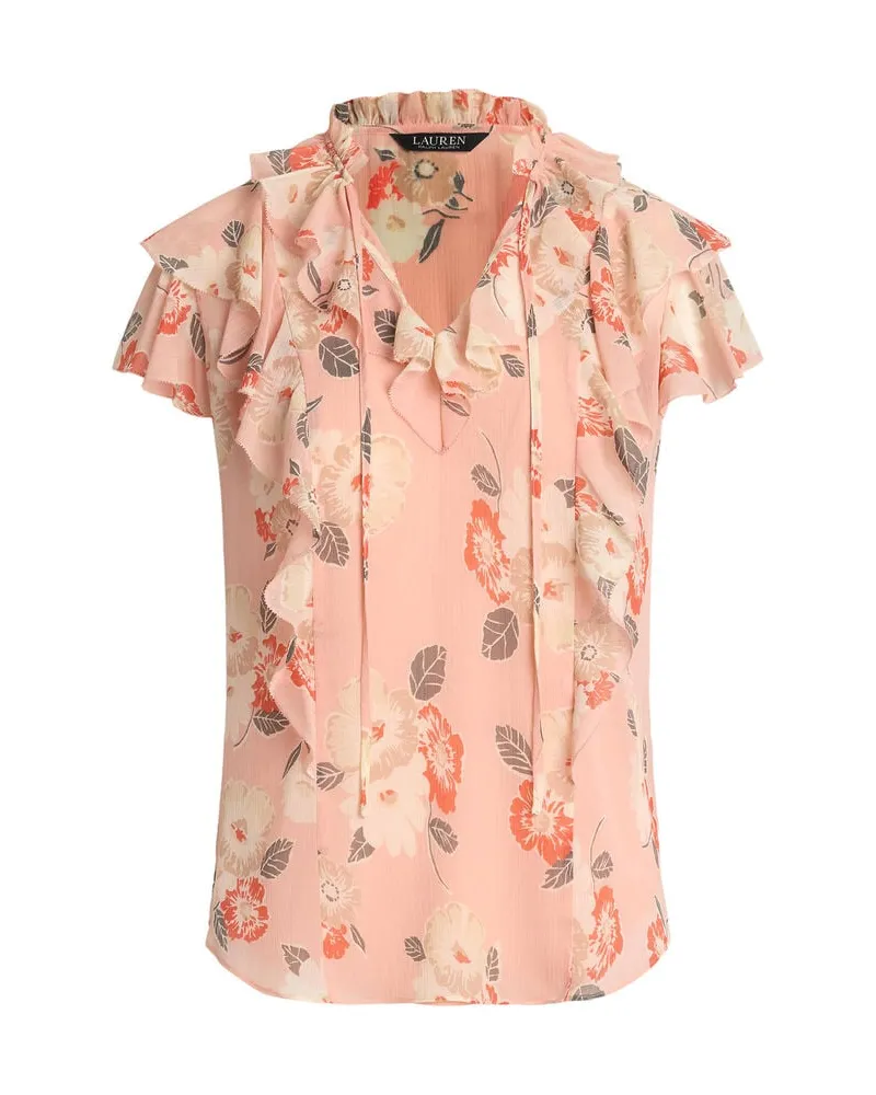 Ralph Lauren Damen Bluse aus Georgette Denim