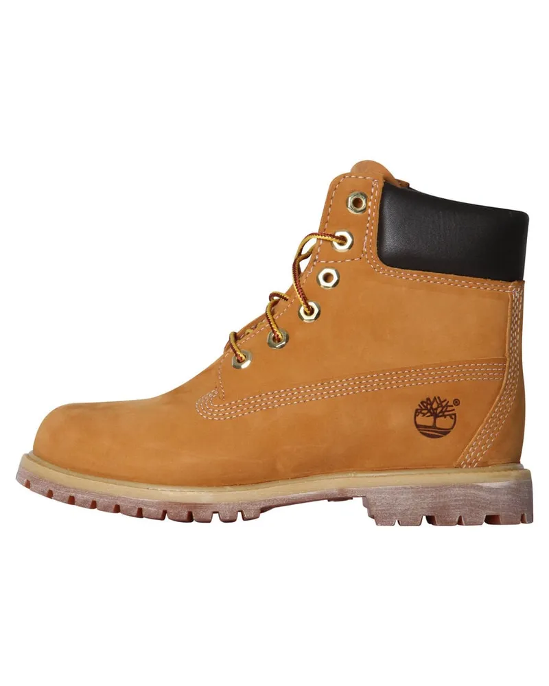 Timberland Damen Stiefel 6" Premium wheat/gold metall Braun