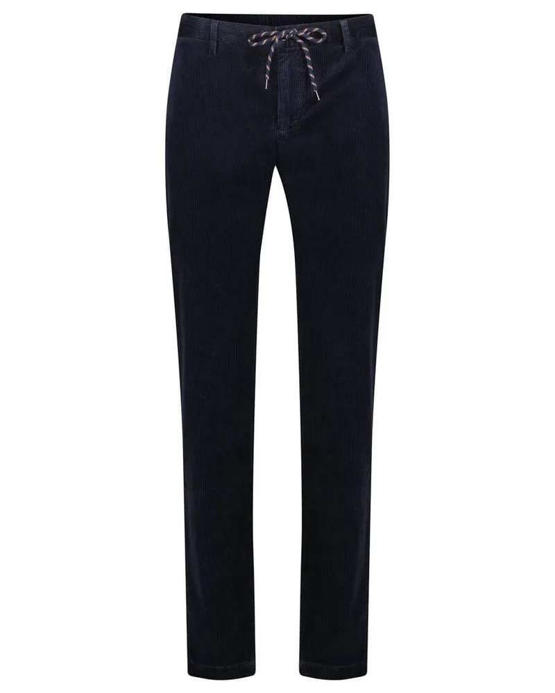 Alberto Herren Cordhose JUMP Slim Fit Marine