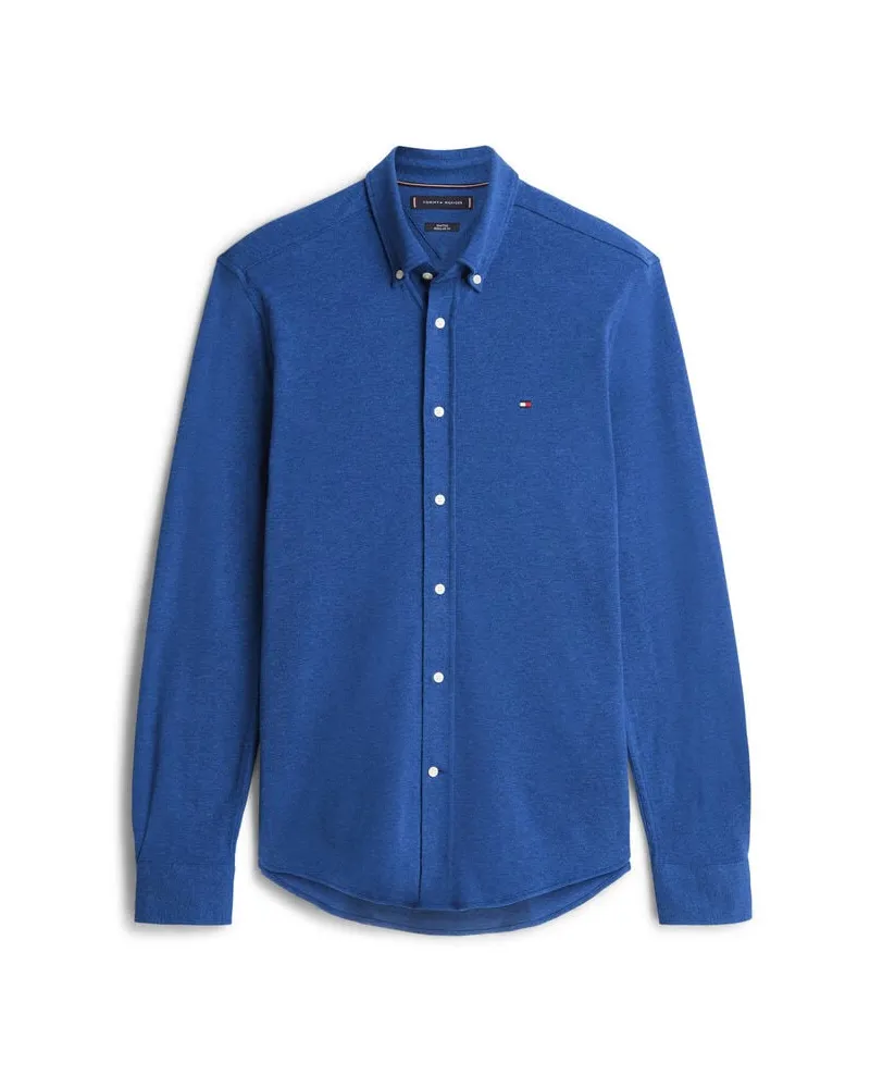 Tommy Hilfiger Herren Hemd Regular Fit Indigo