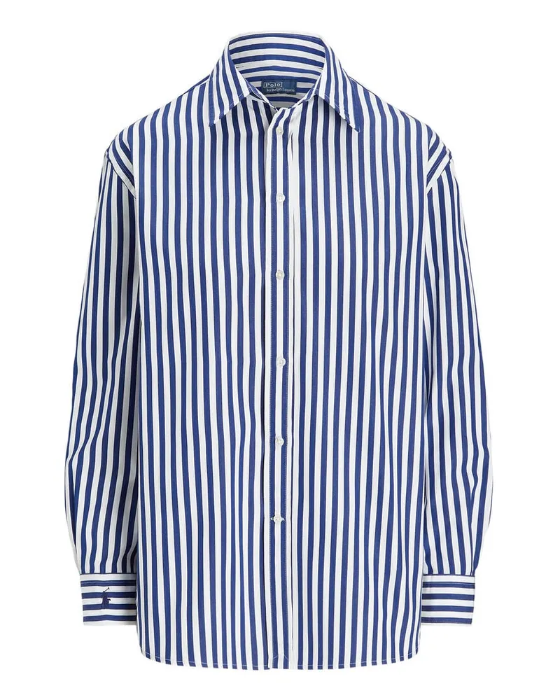 Ralph Lauren Damen Bluse aus Baumwolle Weiss