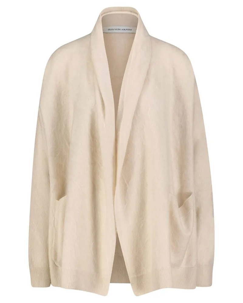 Iris von Arnim Damen Strickjacke aus Kaschmir KAMELIA Sand