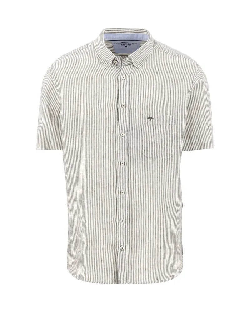 Fynch-Hatton Herren Hemd Casual Fit Pistazie