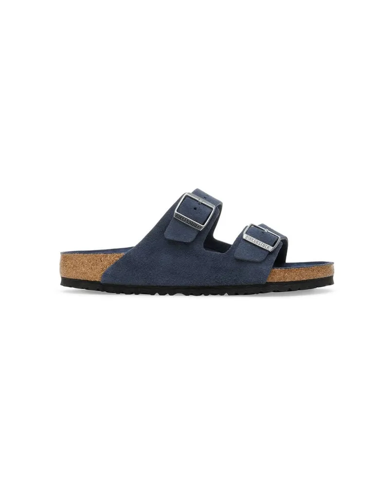 Birkenstock Herren Pantoletten ARIZONA SOFT FOOTBED Marine