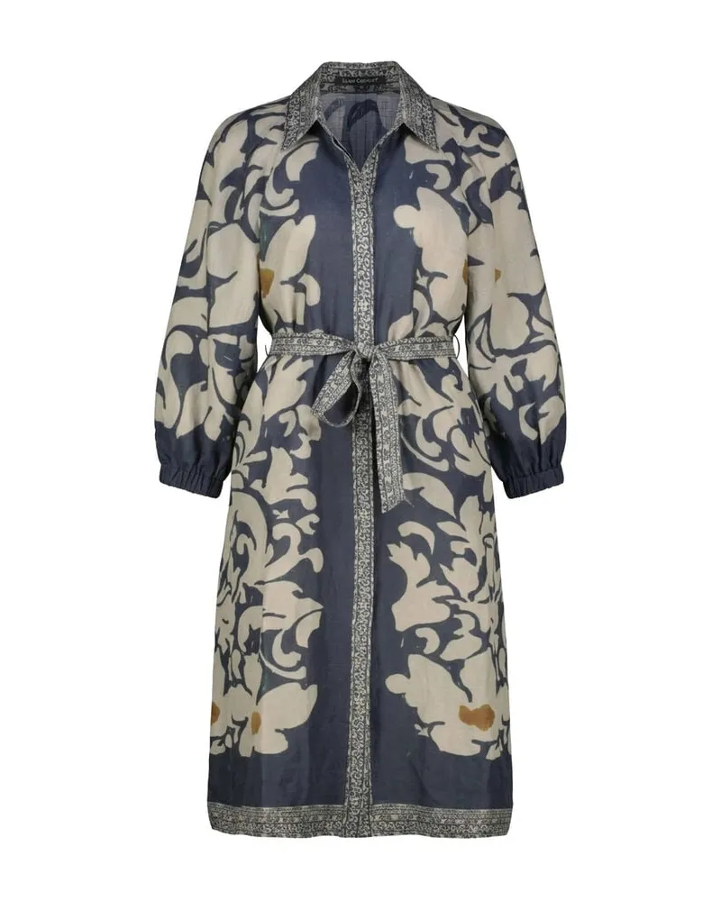 Luisa Cerano Damen Hemdblusenkleid Grau