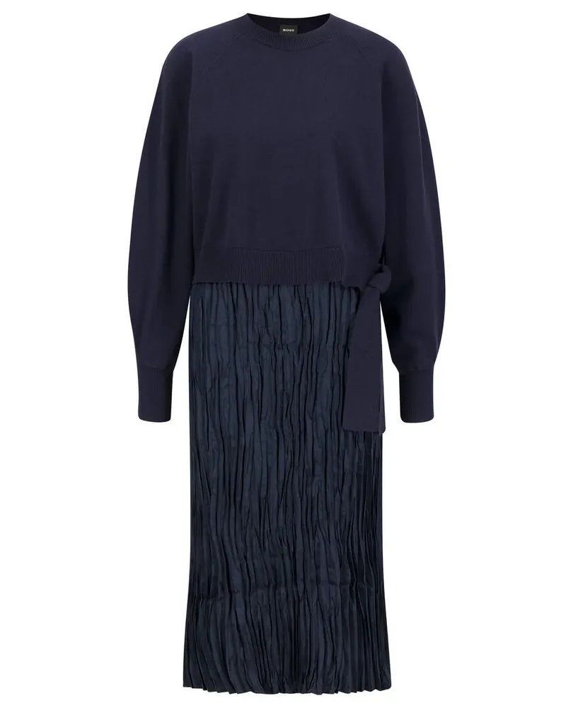 HUGO BOSS Damen Kleid FIOLETTA Marine
