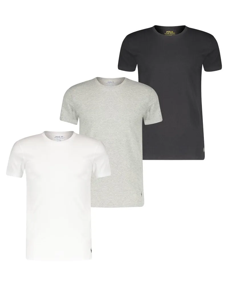 Ralph Lauren Herren Unterhemd 3er-Pack Grau
