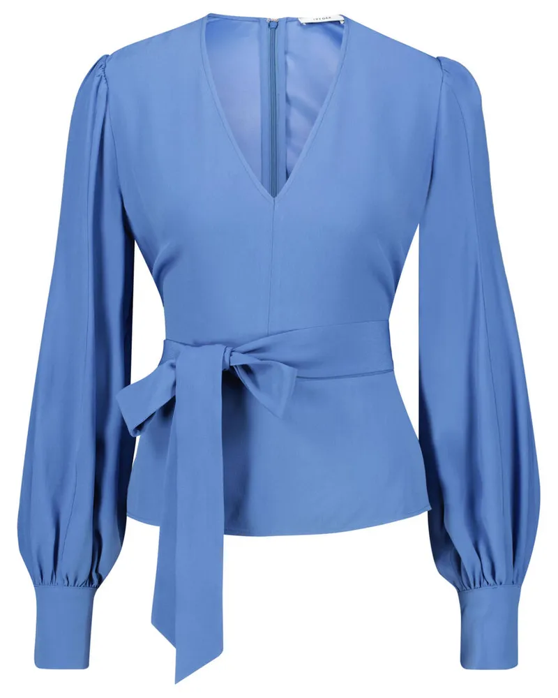 IVY & OAK Damen Bluse BEA SUE Langarm Blau