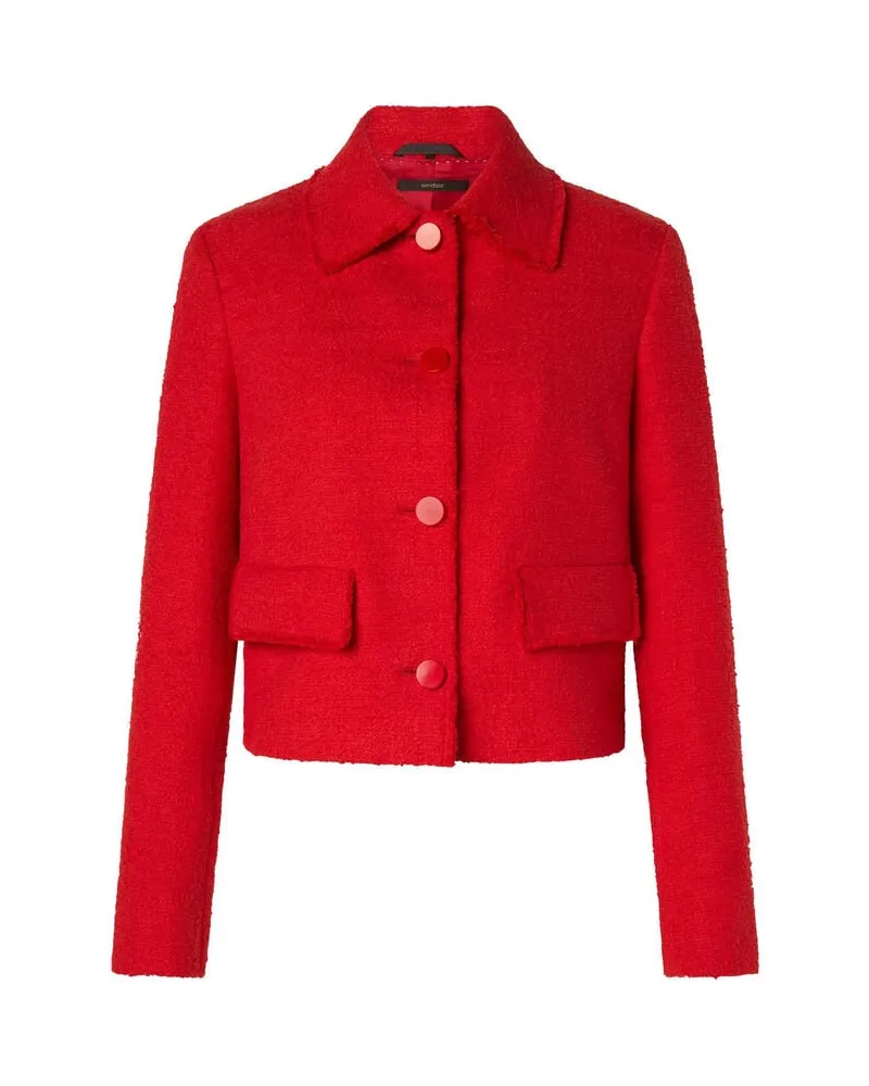 windsor. Damen Blazer aus Tweed Rot