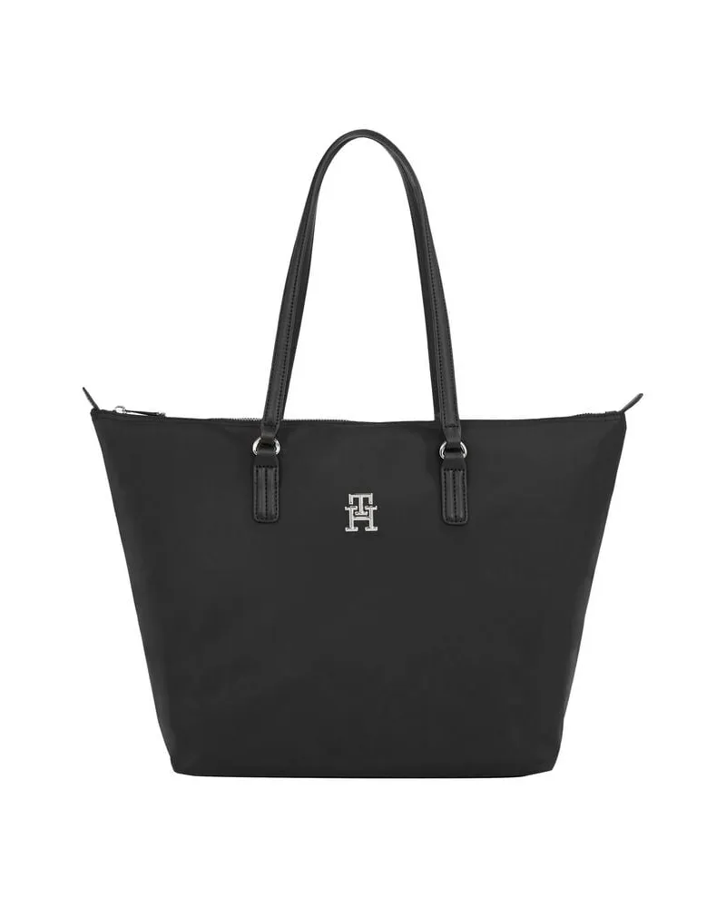 Tommy Hilfiger Damen Shopper Schwarz