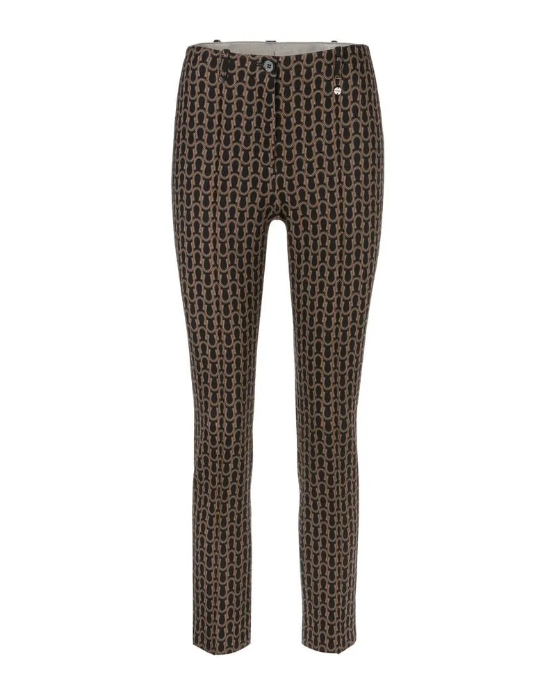 Marc Cain Damen Jerseyhose SYDNEY Slim Fit Schwarz