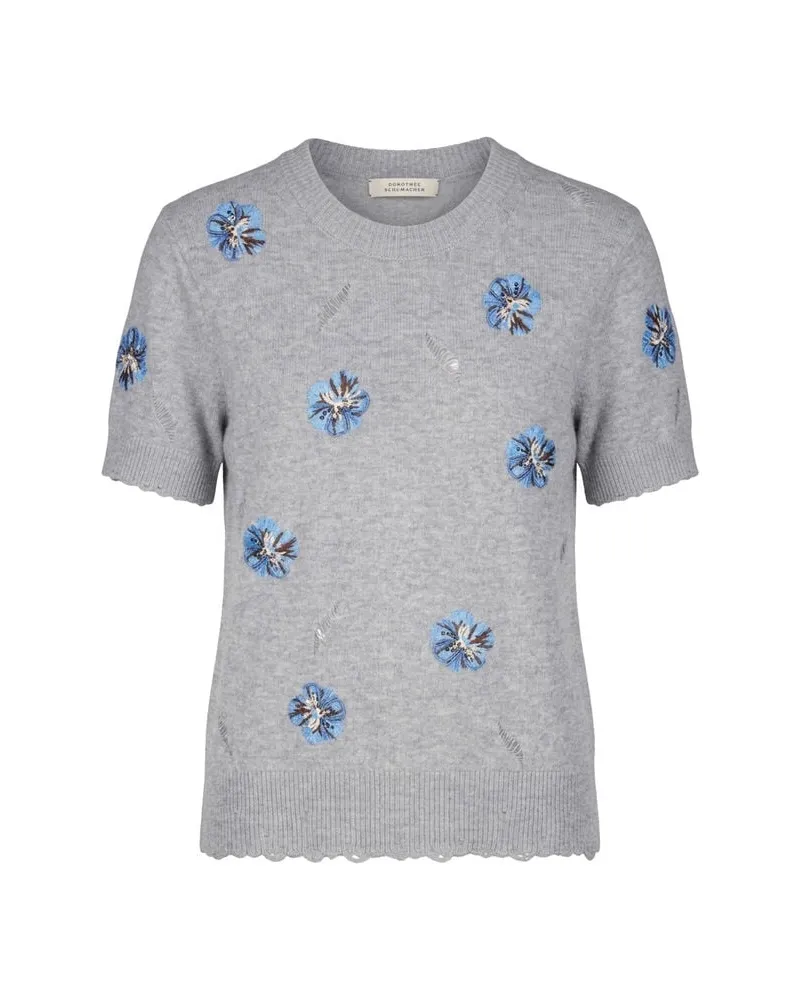 Dorothee Schumacher Damen Pullover BLOOMING STATEMENTS Grau