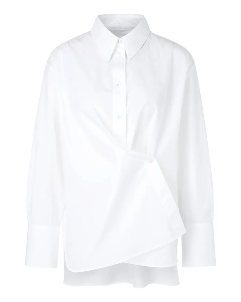 Marc Cain Damen Hemdbluse Weiss