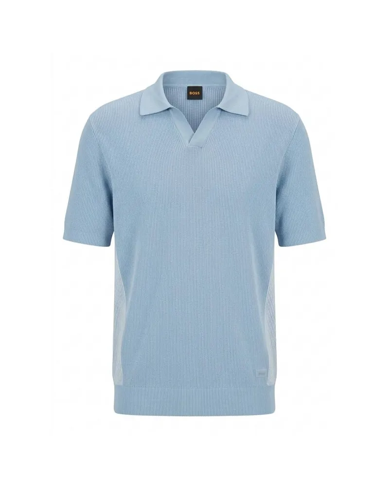 HUGO BOSS Herren Poloshirt ARAVOLO Blau