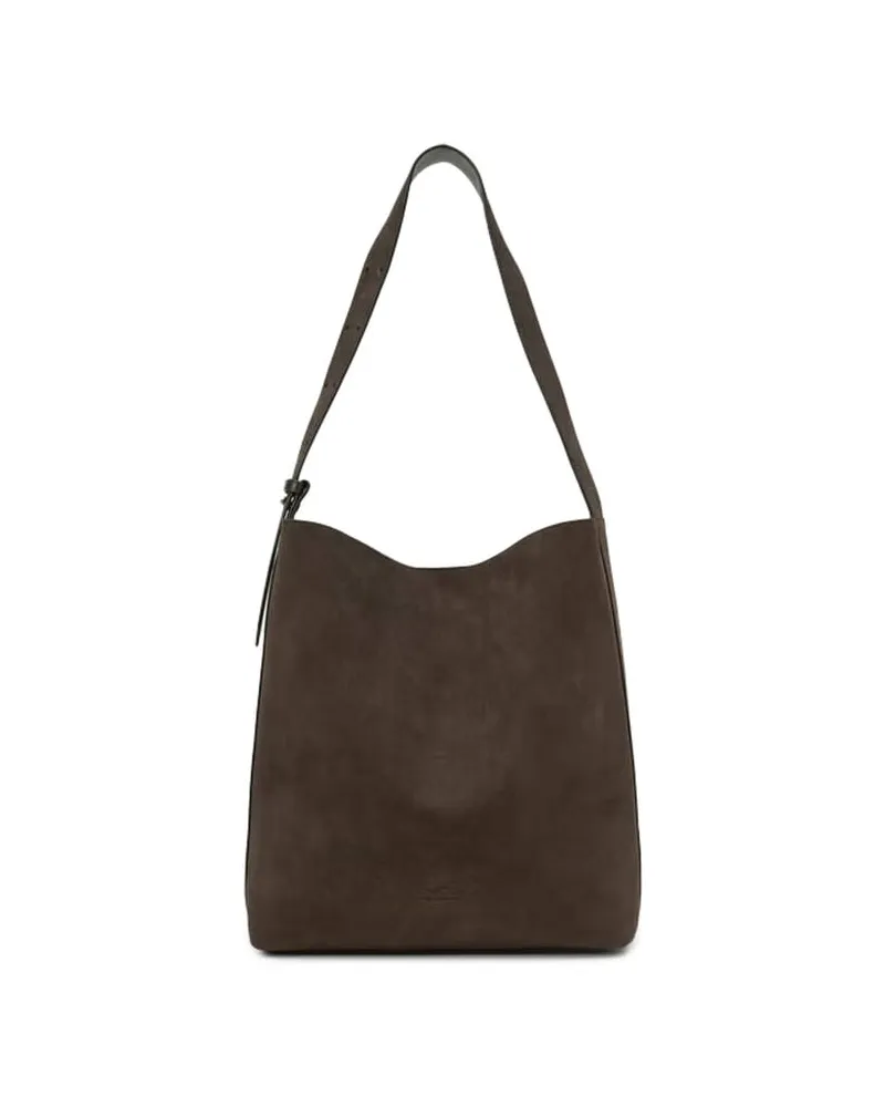 Marc O'Polo Damen Hobo Medium Braun