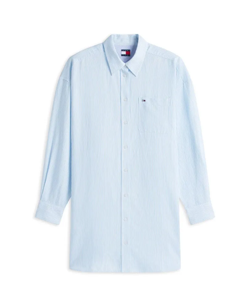 Tommy Hilfiger Damen Hemdblusenkleid Bleu