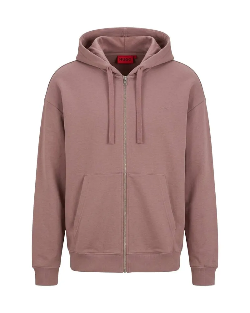 HUGO BOSS Herren Sweatjacke DAPOZIP Cognac