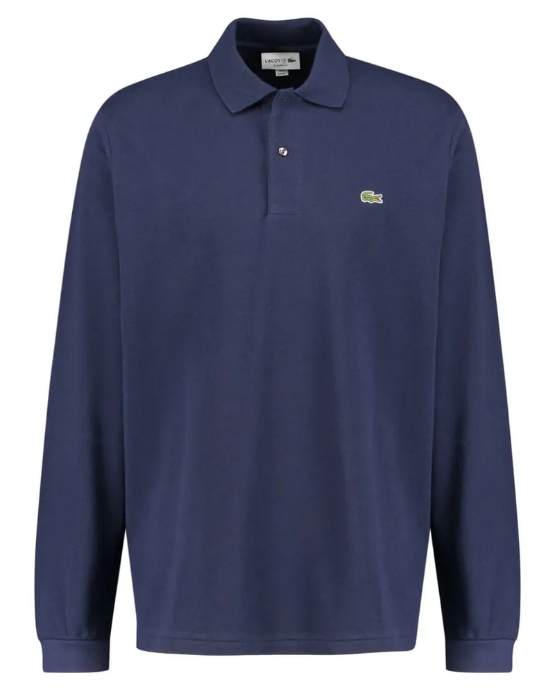 Lacoste Herren Poloshirt Langarm Marine