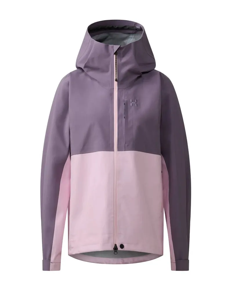 Haglöfs Damen Jacke wasserdicht FRONT PROOF II Flieder