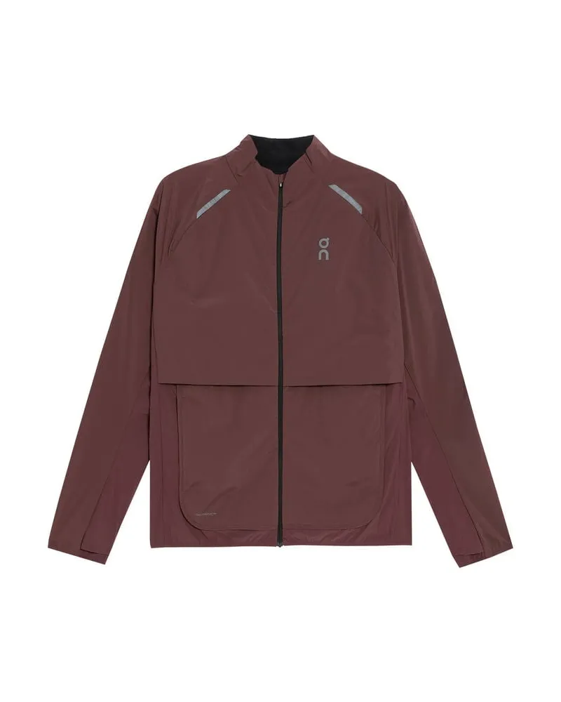ON Herren Laufjacke WEATHER INSULATED JACKET Bordeaux