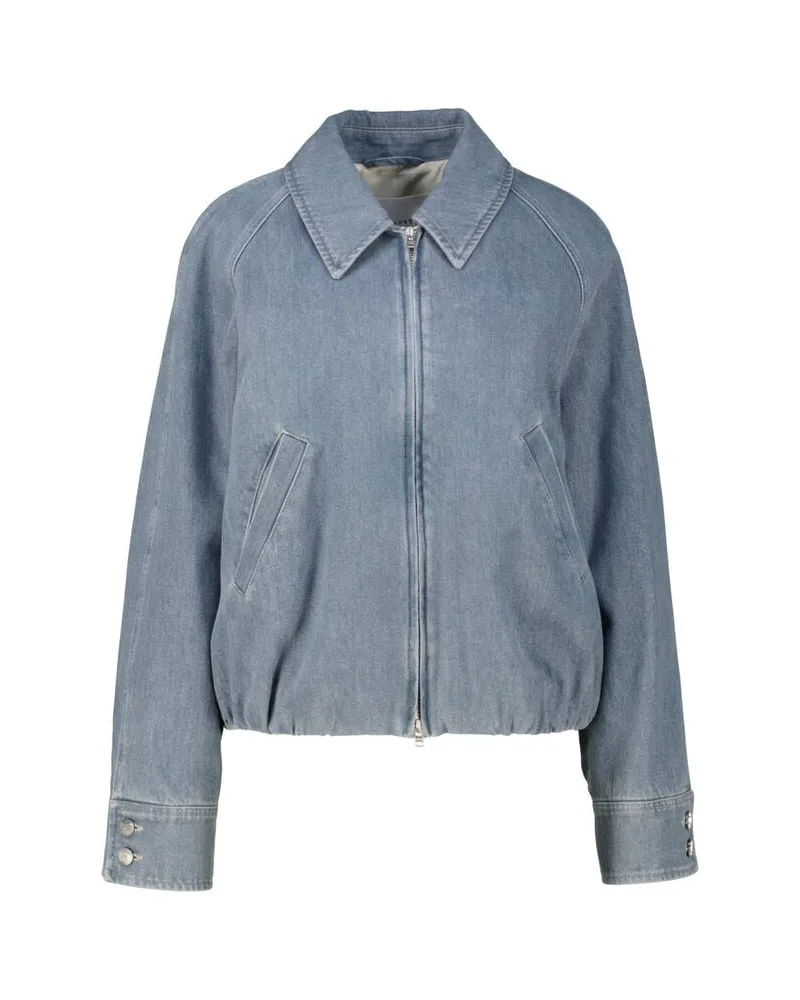 Closed Damen Blouson aus Denim Grau