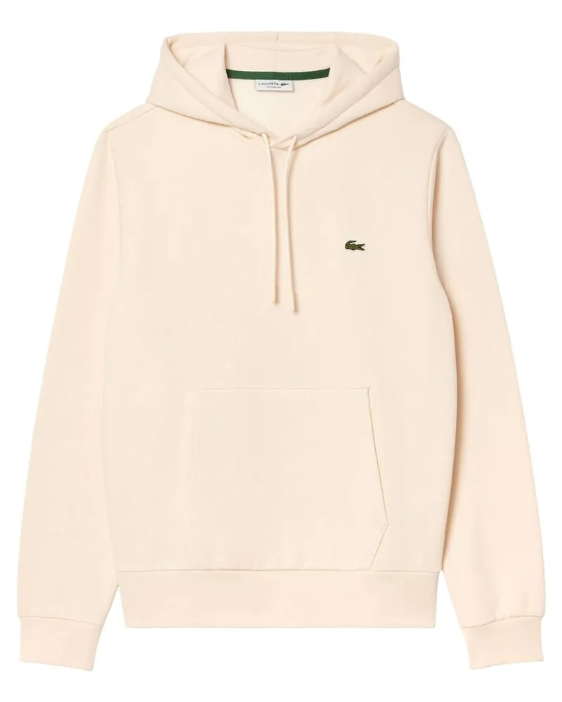 Lacoste Herren Hoodie aus Baumwollmix Offwhite