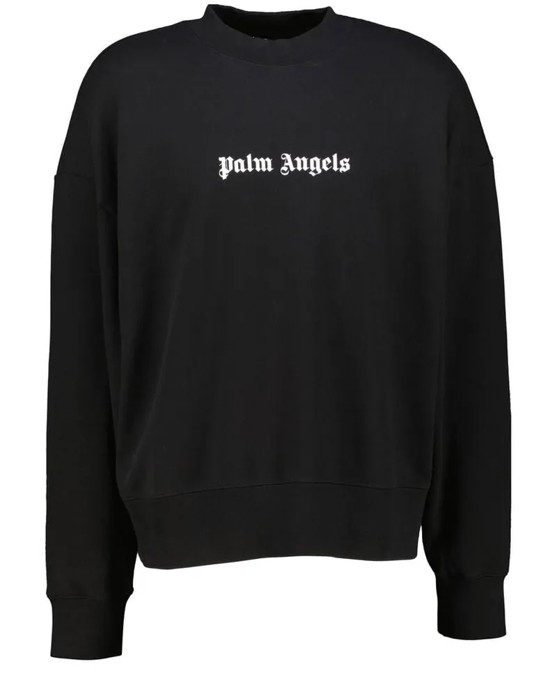 Palm Angels Herren Sweatshirt CLASSIC LOGO Schwarz