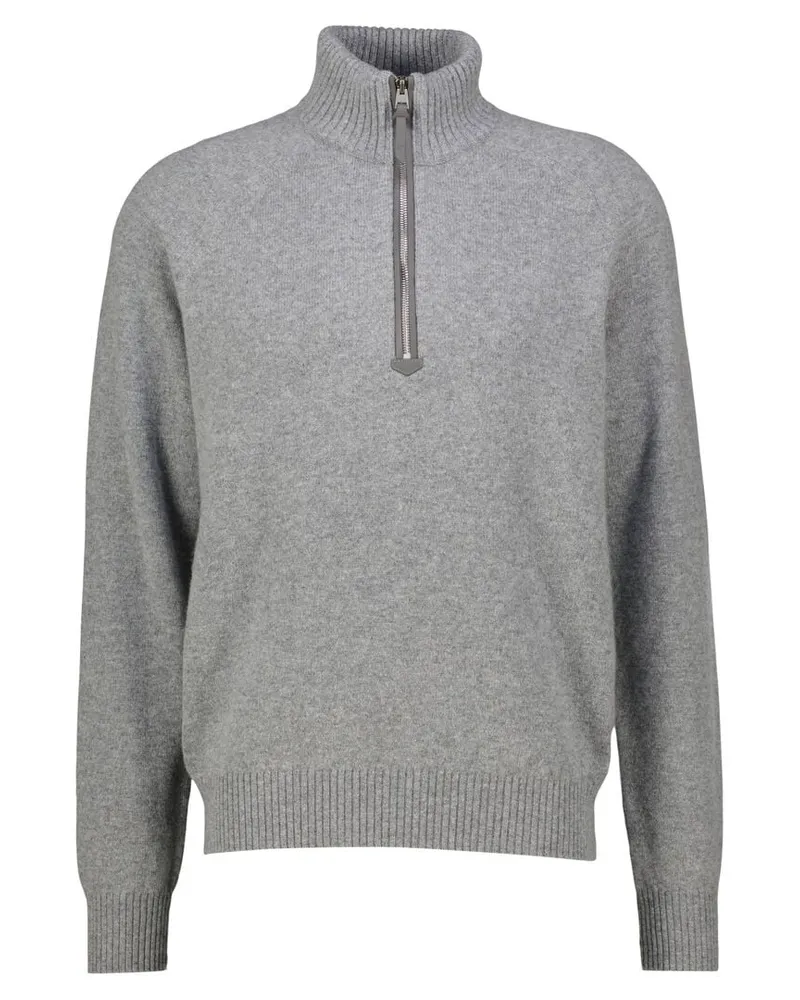 Tom Ford Herren Pullover aus Wolle und Kaschmir Grau