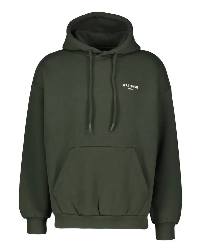 WRSTBHVR Hoodie aus Baumwolle STUDIO V12 HOODIE Relaxed Fit Oliv