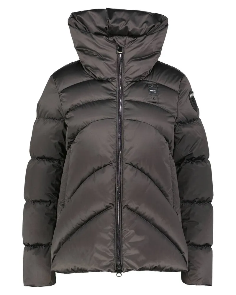 Blauer Damen Jacke MARYLAND Taillierter Fit mit Daunenfüllung Schwarz