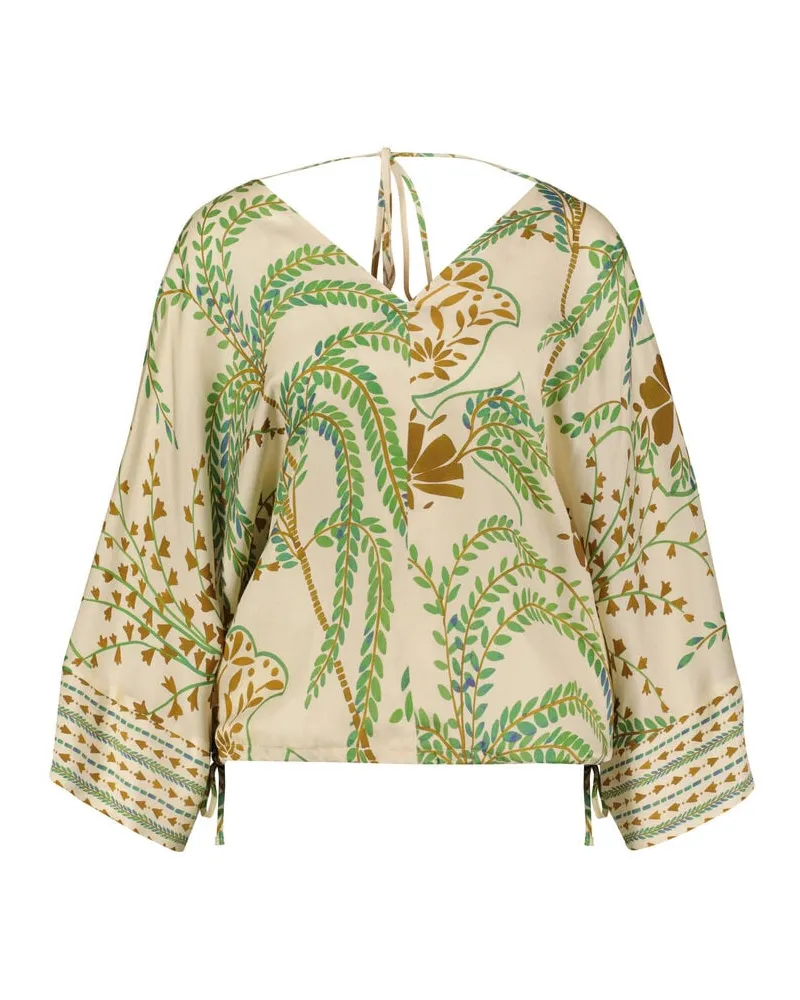 Riani Damen Bluse mit Stencil Print Düne