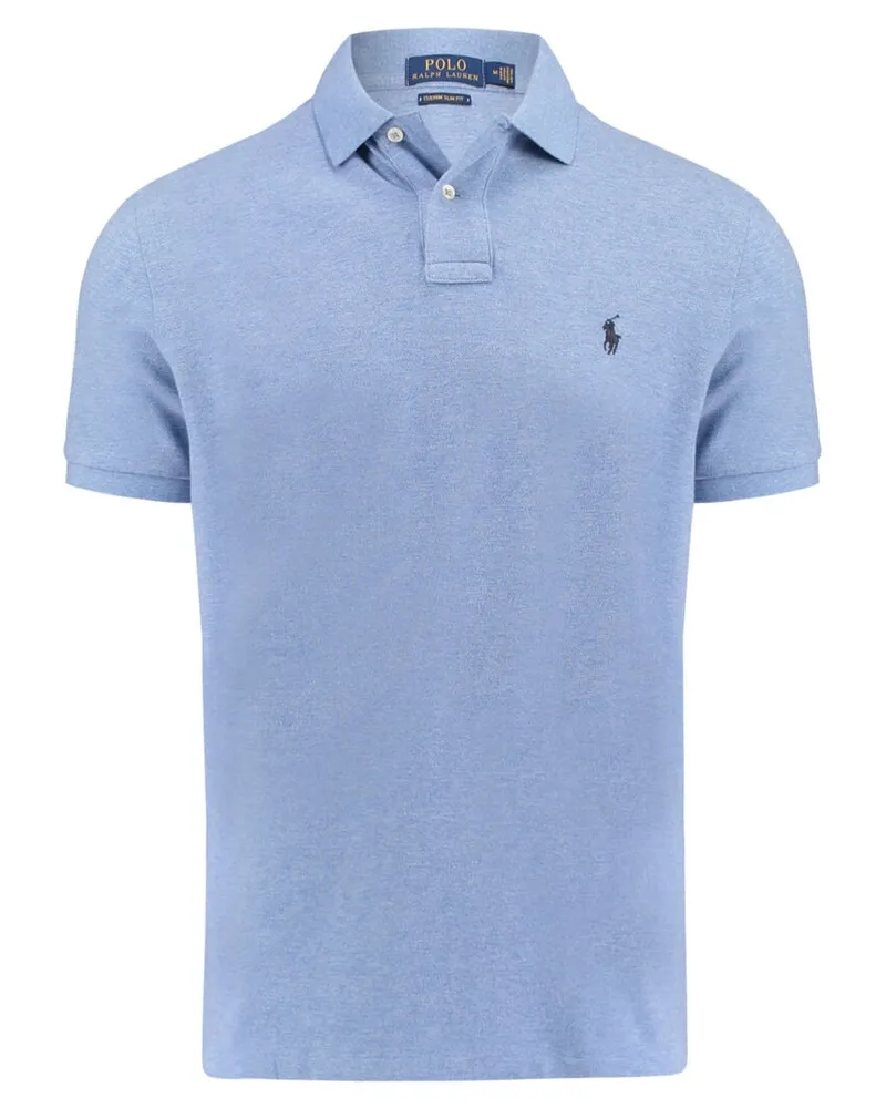 Ralph Lauren Herren Poloshirt PRI APP SPORTSWEAR Custom Slim Fit Kurzarm Bleu