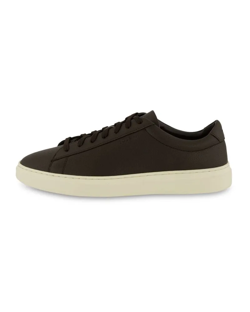 HUGO BOSS Herren Sneaker Leder KIERAN_TENN Braun