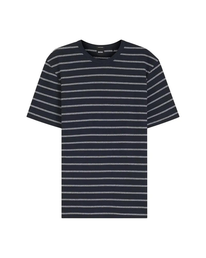 HUGO BOSS Herren T-Shirt H-TAUT Marine