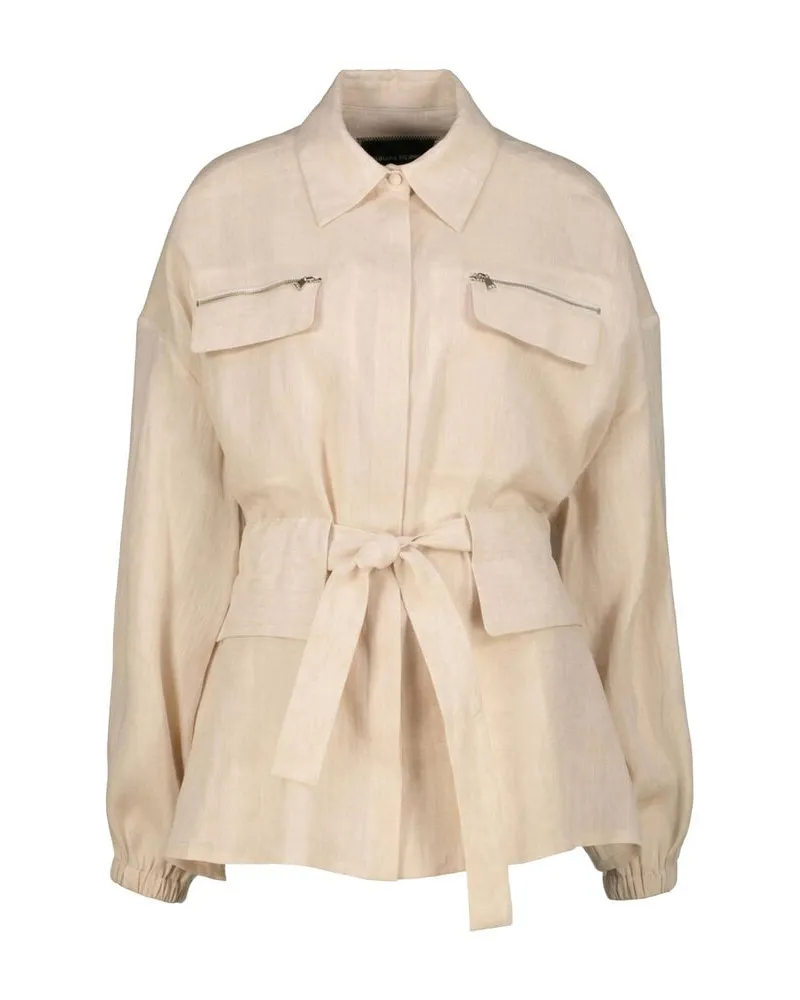 Fabiana Filippi Damen Jacke aus Leinen Sand