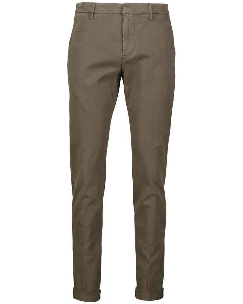 Dondup Herren Chinohose GAUBERT Slim Fit Braun