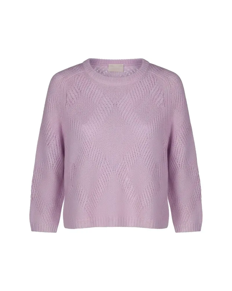 hemisphere Damen Pullover aus Kaschmir-Mix Lila