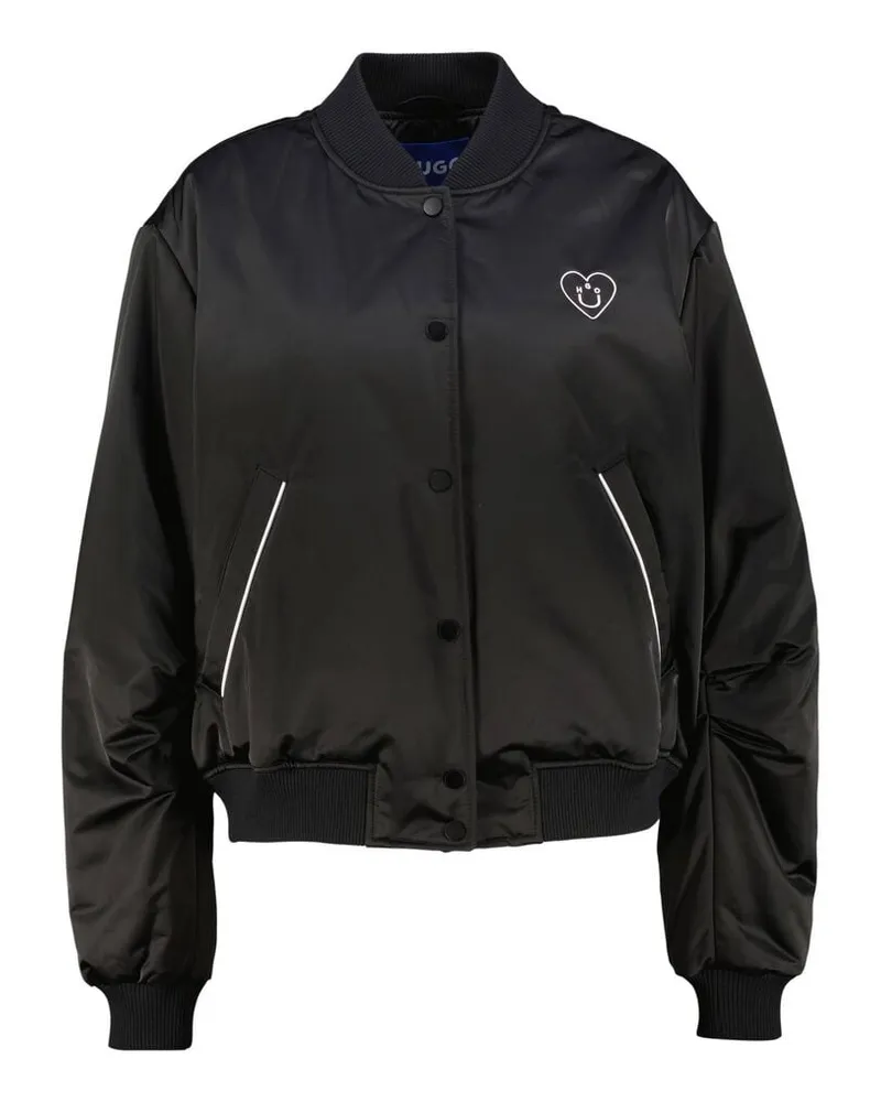 HUGO BOSS Damen Blouson FELINAH-1_B Schwarz